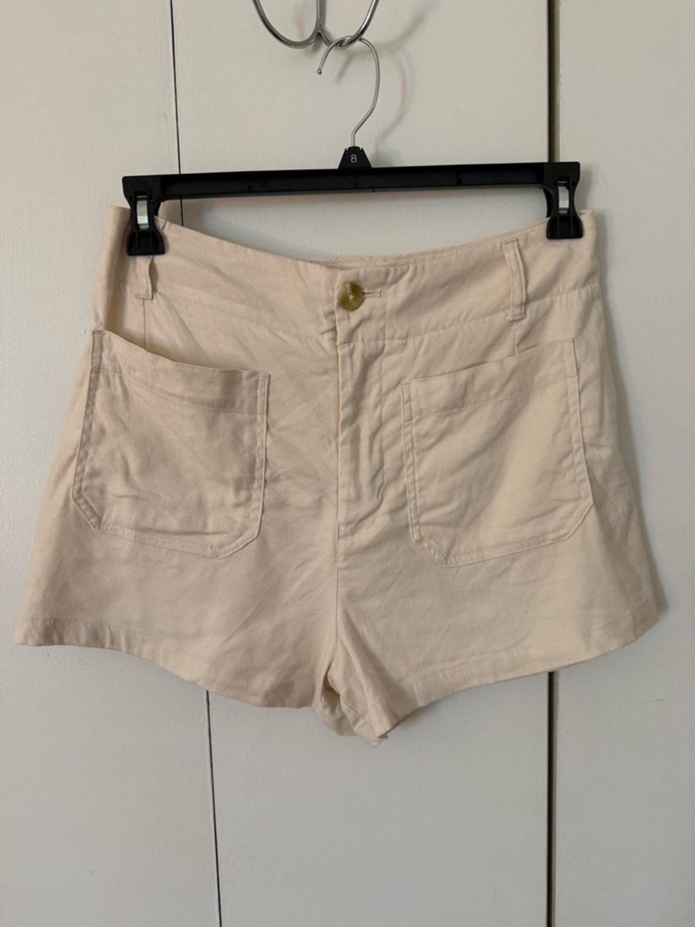 Maeve Cream Colette Shorts